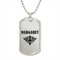 Margaret v01a - Luxury Dog Tag Necklace