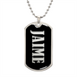 Jaime v02 - Luxury Dog Tag Necklace