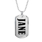 Jane v01 - Luxury Dog Tag Necklace