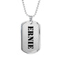 Ernie - Luxury Dog Tag Necklace