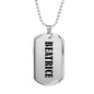 Beatrice v01 - Luxury Dog Tag Necklace