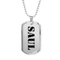 Saul - Luxury Dog Tag Necklace