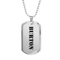 Burton - Luxury Dog Tag Necklace