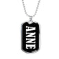 Anne v02 - Luxury Dog Tag Necklace