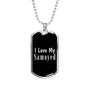 Love My Samoyed v3 - Luxury Dog Tag Necklace