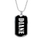 Diane v02 - Luxury Dog Tag Necklace
