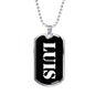 Luis v2 - Luxury Dog Tag Necklace