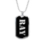 Ray v3 - Luxury Dog Tag Necklace