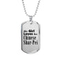 Chinese Shar-Pei - Luxury Dog Tag Necklace