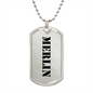 Merlin - Luxury Dog Tag Necklace