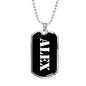 Alex v2 - Luxury Dog Tag Necklace