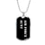Air Force Aunt v3 - Luxury Dog Tag Necklace