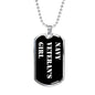 Navy Veteran's Girl v3 - Luxury Dog Tag Necklace