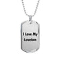 Love My Löwchen v4 - Luxury Dog Tag Necklace