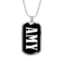 Amy v02 - Luxury Dog Tag Necklace