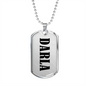 Darla v01 - Luxury Dog Tag Necklace