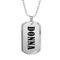 Donna v01 - Luxury Dog Tag Necklace