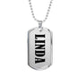 Linda v01 - Luxury Dog Tag Necklace