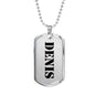 Denis - Luxury Dog Tag Necklace