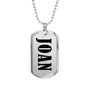Joan v01 - Luxury Dog Tag Necklace