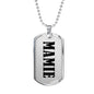 Mamie v01 - Luxury Dog Tag Necklace