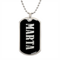 Marta v02 - Luxury Dog Tag Necklace