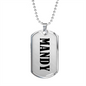 Mandy v01 - Luxury Dog Tag Necklace