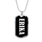 Erika v02 - Luxury Dog Tag Necklace