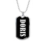 Doris v02 - Luxury Dog Tag Necklace