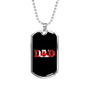 Canada Dad v2 - Luxury Dog Tag Necklace