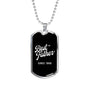 Best Father Since 1988 v2 - Luxury Dog Tag Necklace