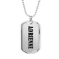 Adrienne v01 - Luxury Dog Tag Necklace