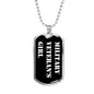 Military Veteran's Girl v3 - Luxury Dog Tag Necklace
