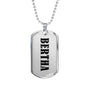 Bertha v01 - Luxury Dog Tag Necklace