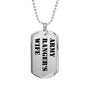 Army Ranger's Wife - Luxury Dog Tag Necklace