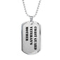 Coast Guard Veteran's Mother - Luxury Dog Tag Necklace