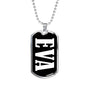 Eva v02 - Luxury Dog Tag Necklace