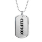 Clifton - Luxury Dog Tag Necklace