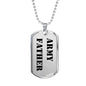 Army Father - Luxury Dog Tag Necklace