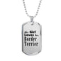 Border Terrier - Luxury Dog Tag Necklace
