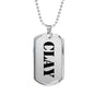 Clay - Luxury Dog Tag Necklace