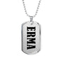 Erma v01 - Luxury Dog Tag Necklace