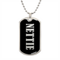 Nettie v02 - Luxury Dog Tag Necklace