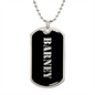 Barney v2 - Luxury Dog Tag Necklace