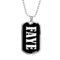 Faye v02 - Luxury Dog Tag Necklace