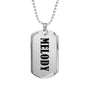 Melody v01 - Luxury Dog Tag Necklace