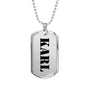 Karl - Luxury Dog Tag Necklace