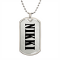 Nikki v01 - Luxury Dog Tag Necklace