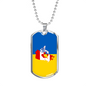 Ukrainian-Canadian - Luxury Dog Tag Necklace