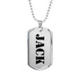 Jack - Luxury Dog Tag Necklace
